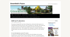 Desktop Screenshot of greenfieldsfuture.org